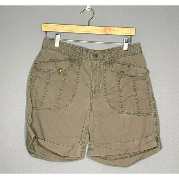 Lauren Ralph Lauren 100% Cotton Cargo Hiking Shorts Women's 8 - Picture 1 of 9